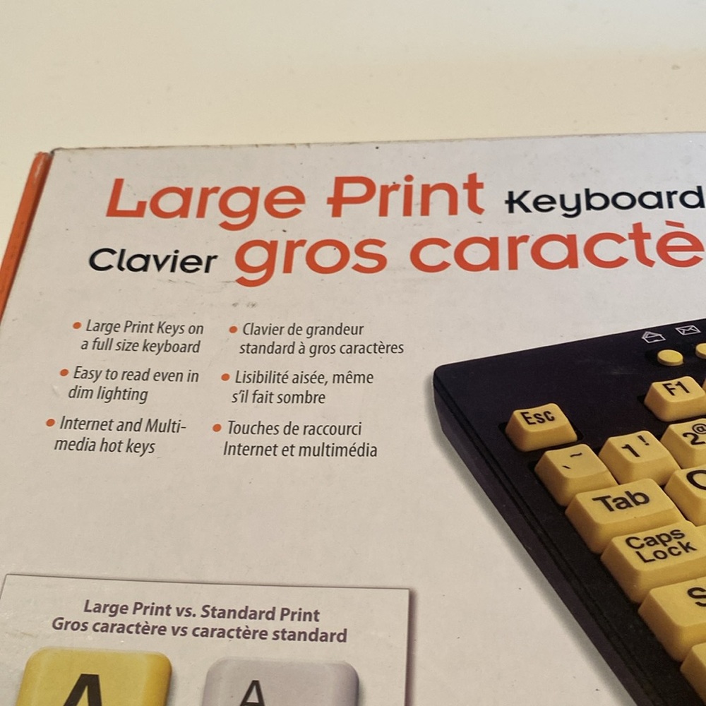 Maxell Large Print Keyboard - Picture 2 of 9